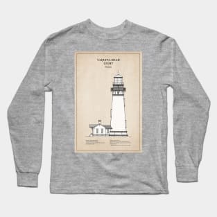 Yaquina Head Light Lighthouse - Oregon - SBD Long Sleeve T-Shirt